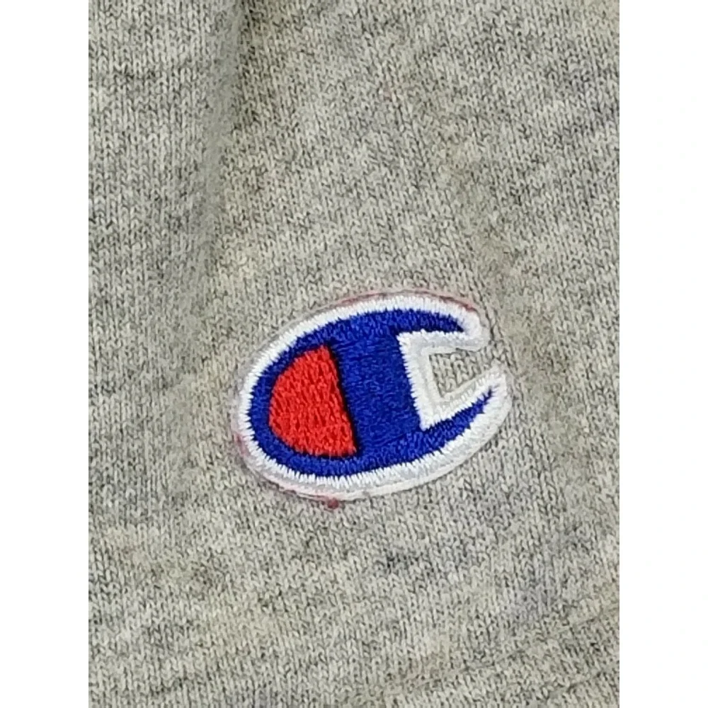 Vintage Champion Men's XL Gray Short Sleeve Logo T-Shirt - Picture 5 of 8